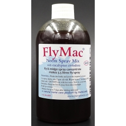 FlyMac Neem & Eucalyptus Spray Concentrate 500ml - Makes 5.5 litres Horse Fly Spray